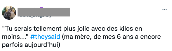 Un exemple concret de body shaming.